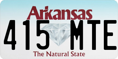 AR license plate 415MTE