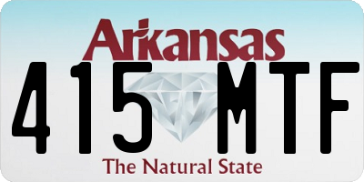 AR license plate 415MTF