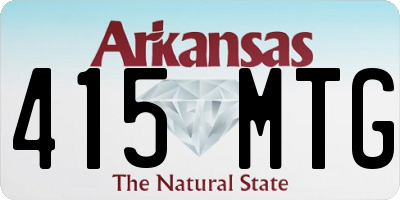 AR license plate 415MTG