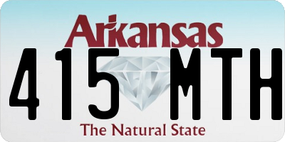 AR license plate 415MTH