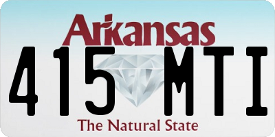 AR license plate 415MTI