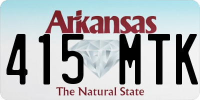 AR license plate 415MTK