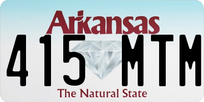 AR license plate 415MTM