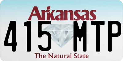 AR license plate 415MTP