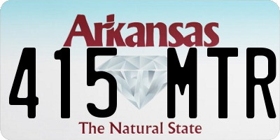 AR license plate 415MTR