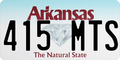 AR license plate 415MTS
