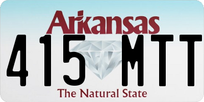 AR license plate 415MTT