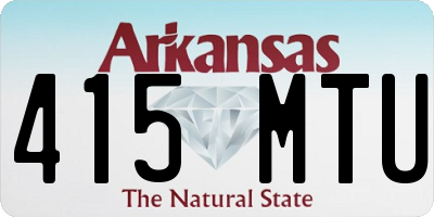 AR license plate 415MTU