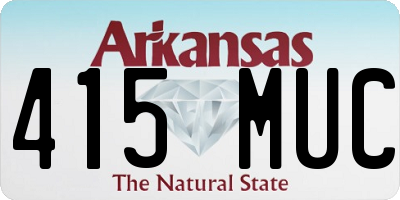 AR license plate 415MUC