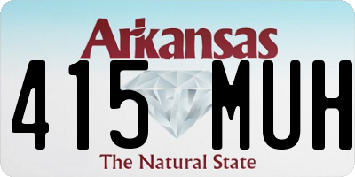 AR license plate 415MUH