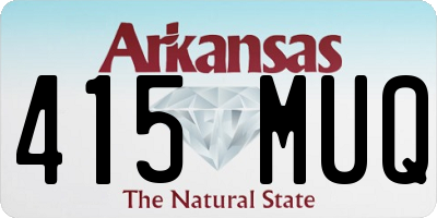 AR license plate 415MUQ