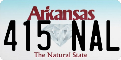 AR license plate 415NAL