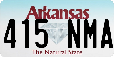 AR license plate 415NMA