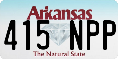 AR license plate 415NPP