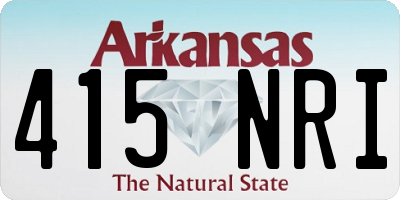 AR license plate 415NRI