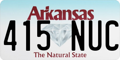 AR license plate 415NUC