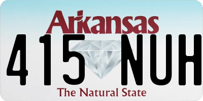 AR license plate 415NUH
