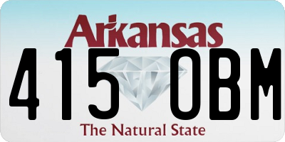 AR license plate 415OBM