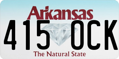 AR license plate 415OCK