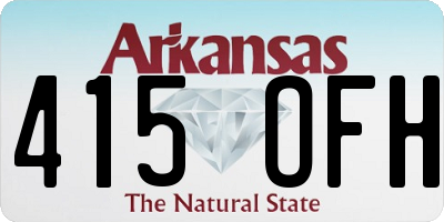 AR license plate 415OFH