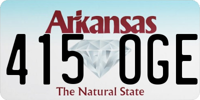 AR license plate 415OGE