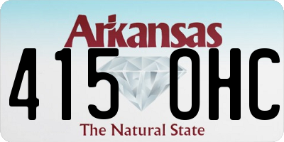 AR license plate 415OHC