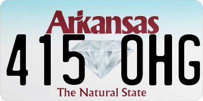 AR license plate 415OHG