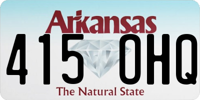 AR license plate 415OHQ