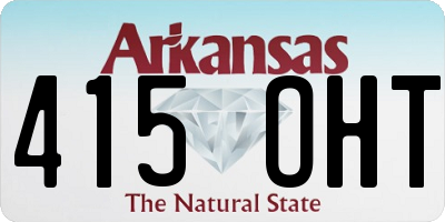 AR license plate 415OHT