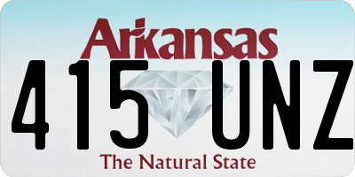 AR license plate 415UNZ