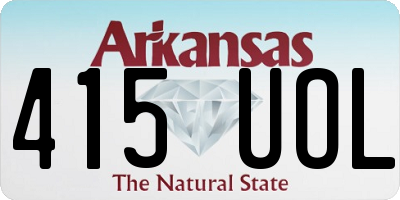 AR license plate 415UOL