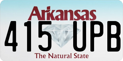 AR license plate 415UPB