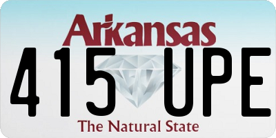 AR license plate 415UPE