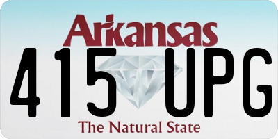 AR license plate 415UPG