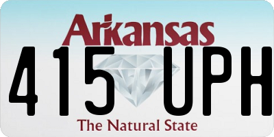 AR license plate 415UPH