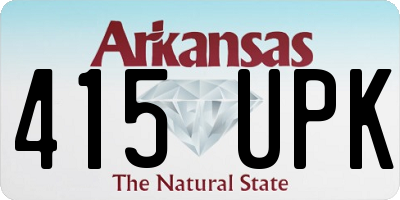 AR license plate 415UPK