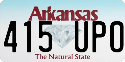 AR license plate 415UPO