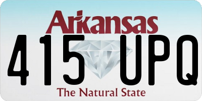 AR license plate 415UPQ