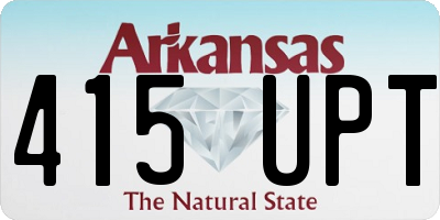 AR license plate 415UPT