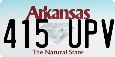 AR license plate 415UPV