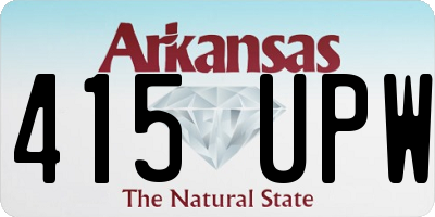 AR license plate 415UPW