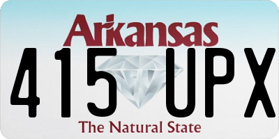 AR license plate 415UPX