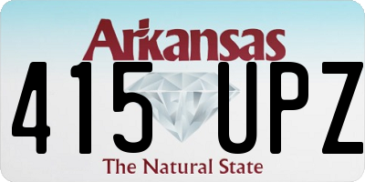 AR license plate 415UPZ