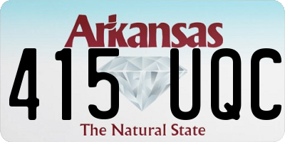 AR license plate 415UQC
