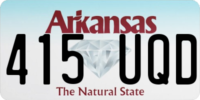 AR license plate 415UQD