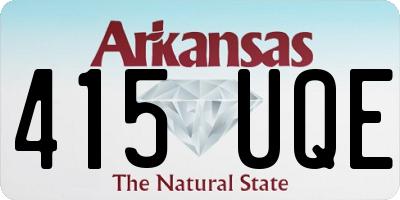 AR license plate 415UQE