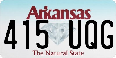 AR license plate 415UQG