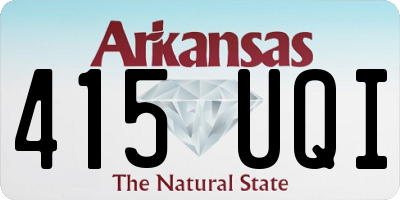 AR license plate 415UQI