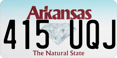 AR license plate 415UQJ