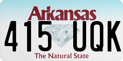 AR license plate 415UQK